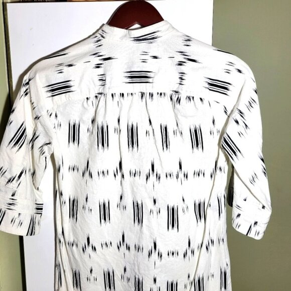 ❤️ 3 for $35 Derek Lam 10 Crosby ikat tribal print shirt sheath dress xs small - Picture 8 of 11